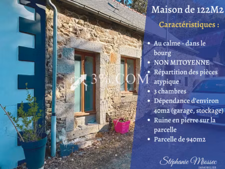 vente maison à saint-donan (22800) : à vendre / 122m² saint-donan