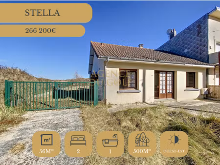 vente maison 3 pièces 56 m² cucq (62780)