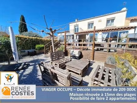 viager occupé - f71-h76 ans - montpellier (34000)