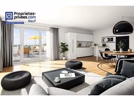 62 m2 - 2 chambres  terrasse et garage