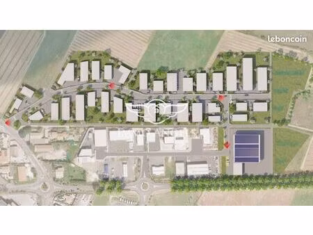 terrain 1251 m² roujan