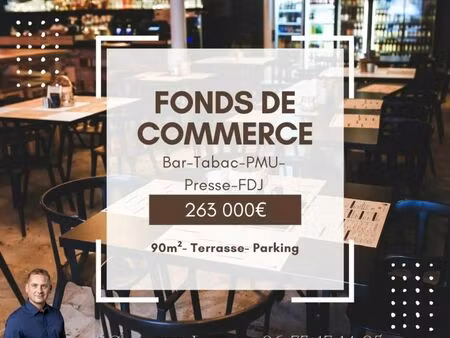 commerce bar  tabac  presse 90 m²