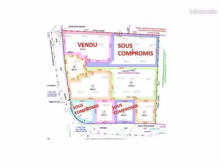 terrain 1 058 m² saint laurent de chamousset