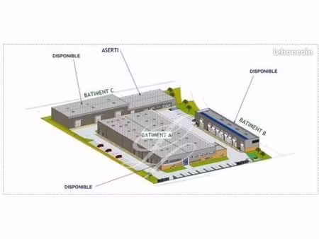 mixte activites-bureaux 5546 m² la chapelle saint aubin