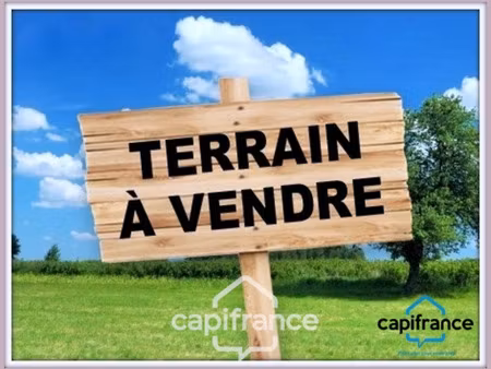 terrain constructible à vendre de 621 m² champigny-en-rochereau (86) hors lotissement