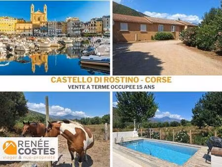 vente à terme occupée sur 180 mois - castello di rostino (20235)