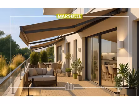 vente appartement neuf 5 pièces 99m2 marseille 10eme - 524600 € - surface privée