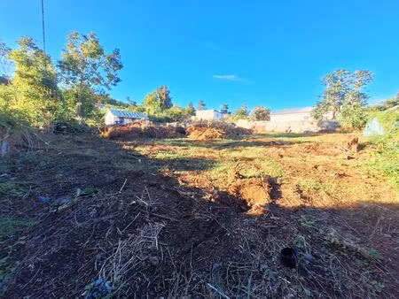 vente terrain 680 m² saint-paul (97460)