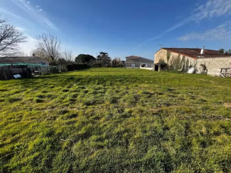vente terrain à batir 911 m² à grézac (17120)  85 000 €