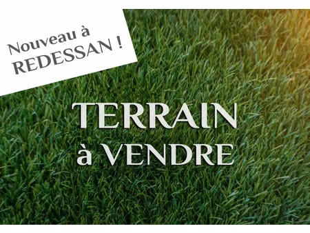 vente terrain 606 m² à redessan (30129)  179 000 €