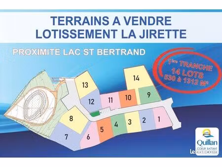 terrain constructible unique à quillan