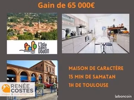 maison en viager 4 pièces 120 m²