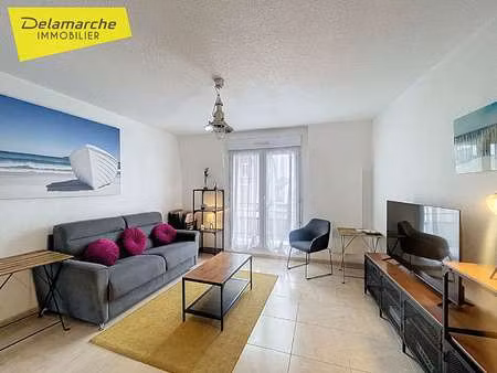 vente appartement 3 pièces bord de mer à saint-martin-de-brehal (50290) : à vendre 3 pièce