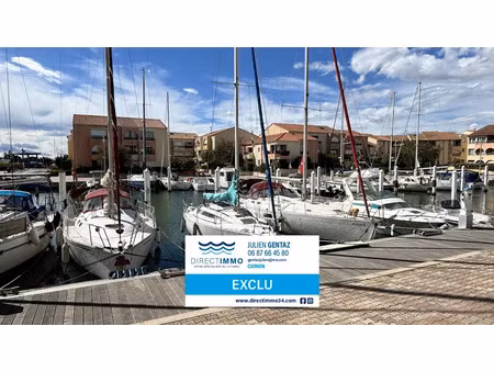 vente appartement 3 pièces 61 m² à carnon plage (34280)  275 000 €