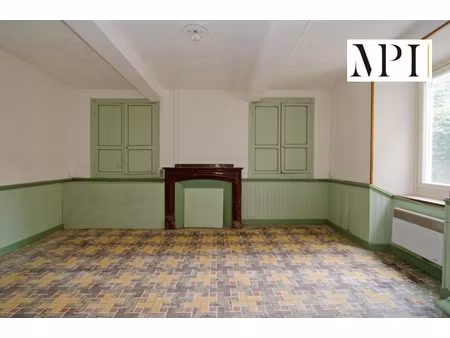 grande maison de village à rénover - cour - cave - 5pc - 2 c