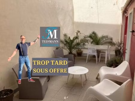 maison de village avec terrasse et garage