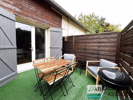 villiers sur morin  appartement f2 vendu loué en meublé  ave