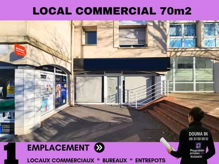 local commercial 70 m² ? emplacement n°1 ? face supermarché match ? axe passant