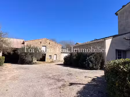 maison de village en pierre de 127m2 + combles avec annexe h