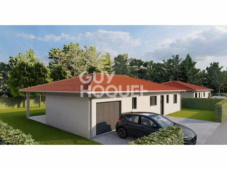 a vendre en vefa : maison de plain-pied 105 m² avec garage et jardin