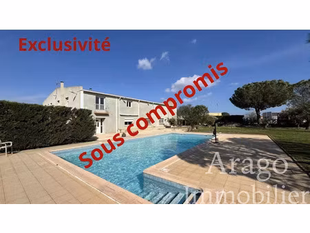 vente maison 8 pièces 319 m² rivesaltes (66600)