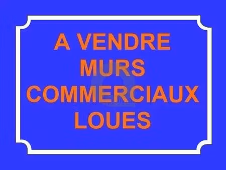 exclusivité : murs commerciaux loués rcm