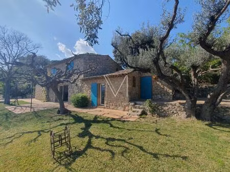 tres joli mas provencal en pierres avec 3 chambres piscine et garage au coeur des vignes