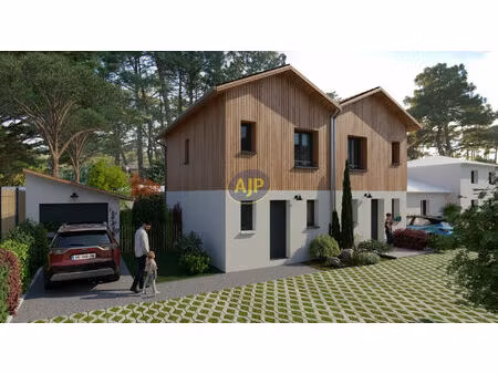 lacanau océan : villa neuve t3 avec garage
