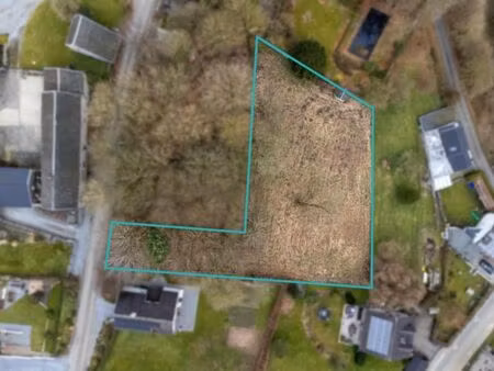 magnifique terrain à bâtir