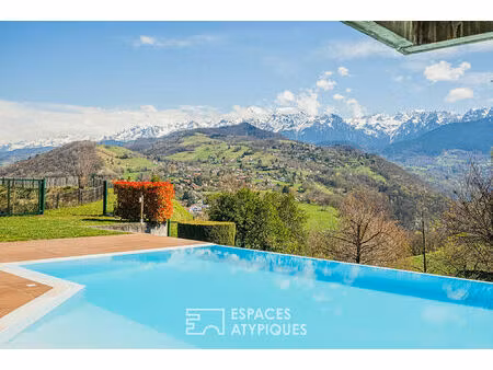 villa d'architecte et son panorama d'exception sur la colline du murier