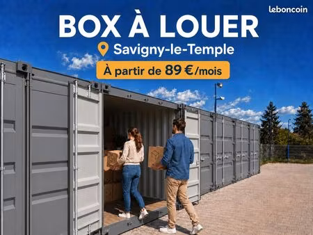 box de stockage sécurisé  accès 7j/7 sans rendez-vous - garde-meuble  stockage particulier