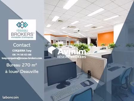 bureaux 270 m² deauville