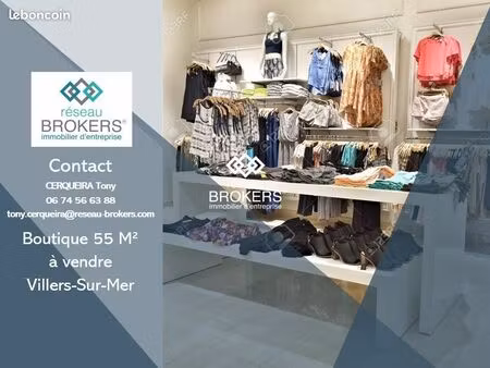 local commercial 55 m² villers-sur-mer