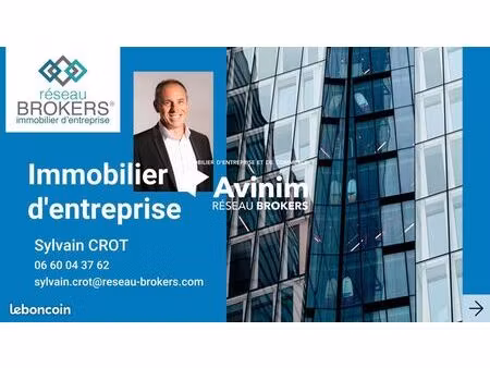 local commercial 300 m² le pontet