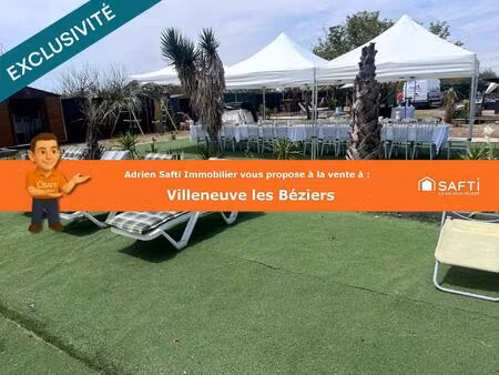 villeneuve les béziers - terrain de loisirs - coup de coeur assuré