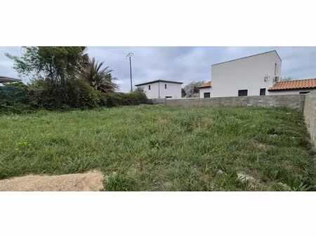 vente terrain  472.00m²  gigean