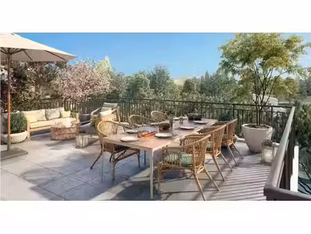 appartement neuf attique t3 de 61 02m2  surface totale 71 53m2