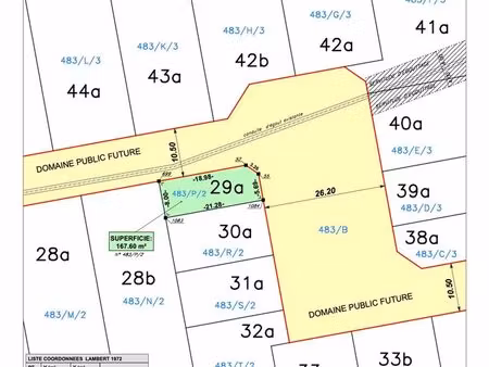 à vendre – superbes parcelles à bâtir à frameries