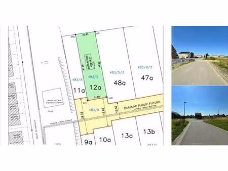 terrain à bâtir à vendre à lotissement "fours ? chaux" 1 frameries (vbc62016)