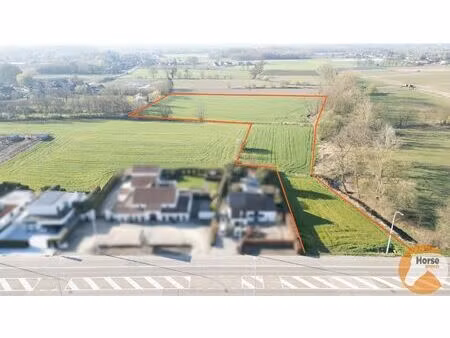 hasselt-mooi perceel bouwgrond voor open bebouwing en weide