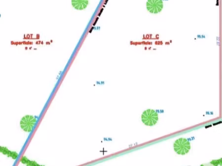 vente terrain 625 m² oissery (77178)