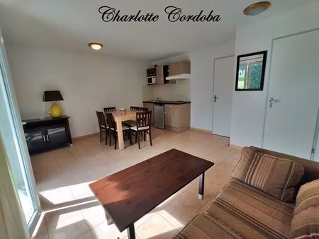 baisse de prix : appartement 3 pièces résidence de tourisme sans bail commercial barbaste 