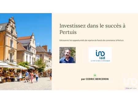 vente commerce 45 m² pertuis (84120)