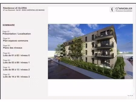 vente appartement 3 pièces 67 m² picauville (50480)