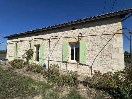 maison de village en pierre récemment rénovée avec grange et garage