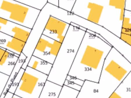vente terrain 538 m² à strasbourg (67000)  260 000 €