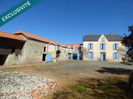 maison caractère de 216 m²  4 chambres  garage  dépendances  terrain de 1 ha 18  vue pyrén