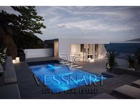 luxueuse villa contemporaine avec vue panoramique époustouflante