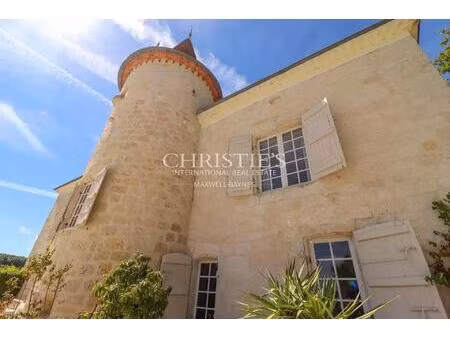 beau château avec maison d'ami dans la campagne de l'agenais