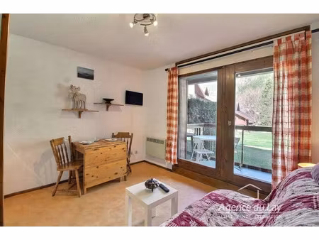 vente appartement 1 pièce 19 m² à les contamines-montjoie (74170)  105 000 €